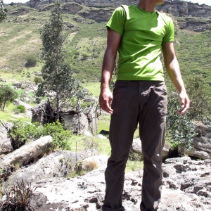 On top of a boulder in Sutatausa