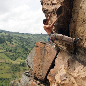 Climbing in Macheta