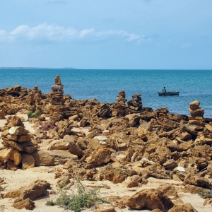 Cairns in Punta Gallinas