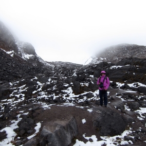 On the Santa Isabel moraine