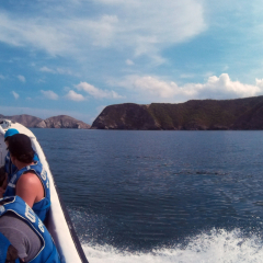 Hacia el sitio de buceo