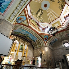 Inside the Caysasay church