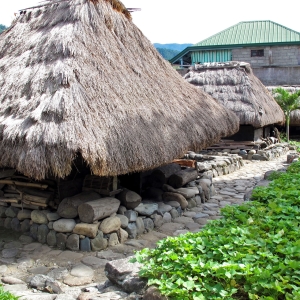 Traditional Ifugao huts of the Cordilleras