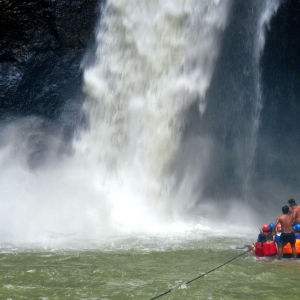 Heading into the falls