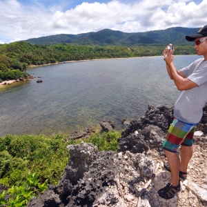 A high-point view of Lubang Island