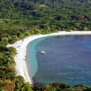 The pristine beaches of Palaui island