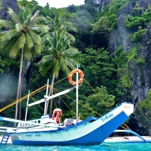 Los acantilados de piedra caliza de El Nido , Palawan