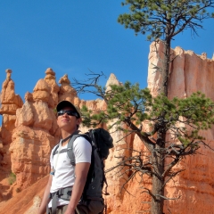 Hoodoos en el fondo