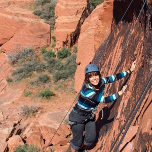 Happy climber