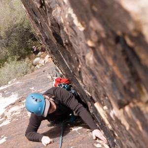 Focused on a finger crack